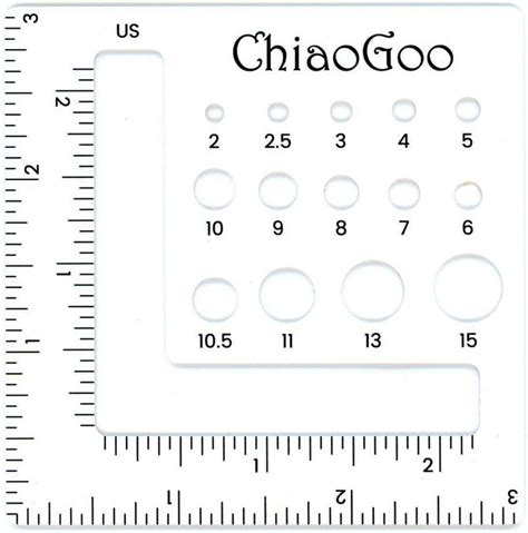 ChiaoGoo Mini Needle Gauge 3"